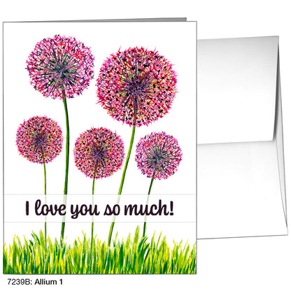 Allium 1, Greeting Card (7239B)