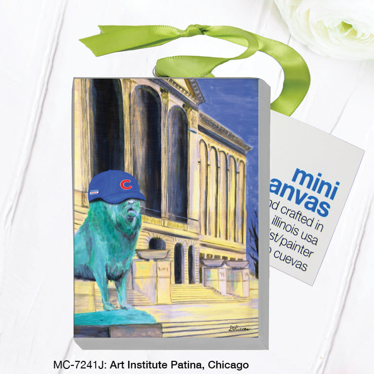 Art Institute Patina, Chicago, Mini Canvas (MC-7241J), Front, printedcanvas.com