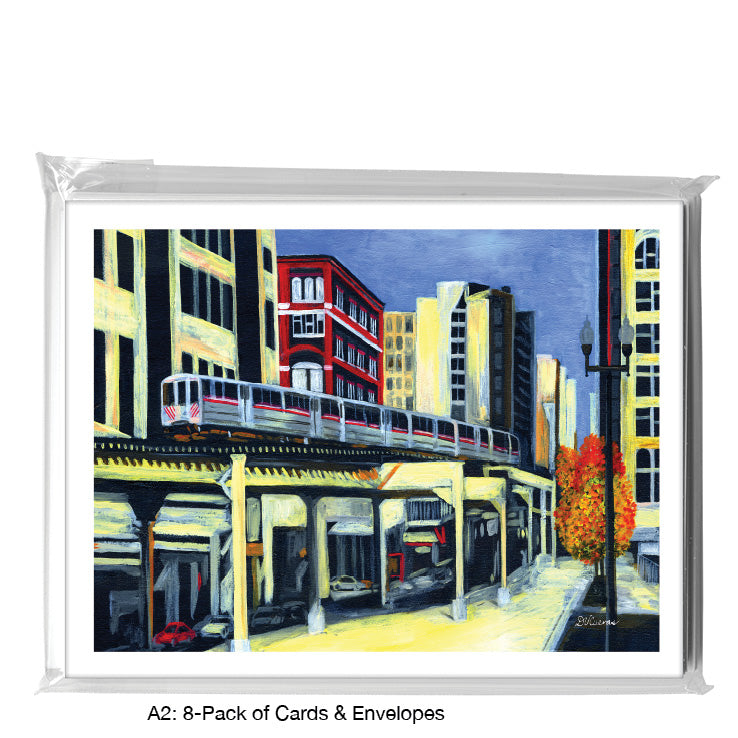 Wabash, Chicago, Greeting Card (7242A)