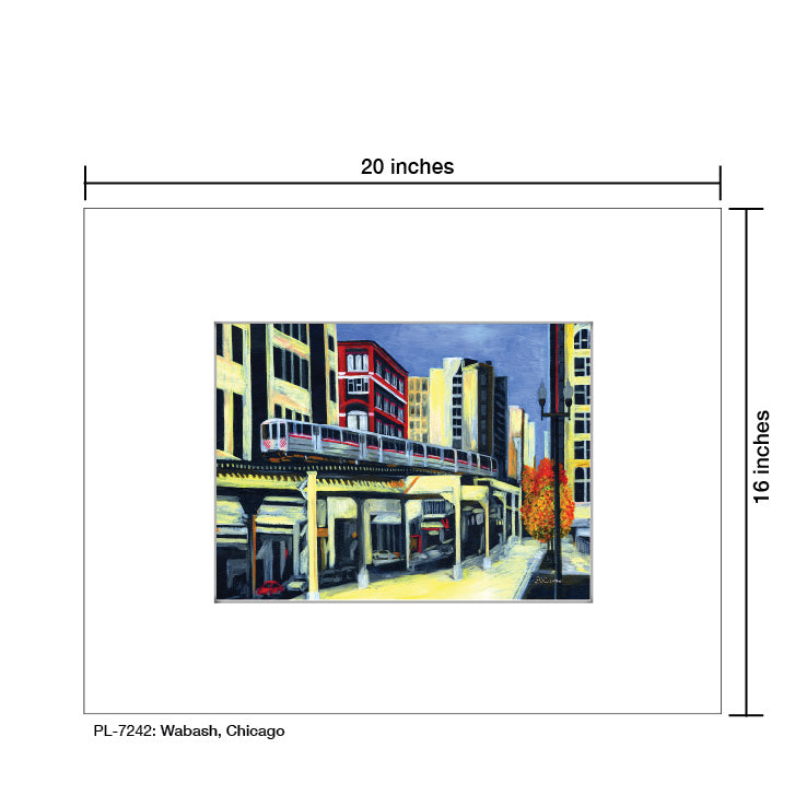 Wabash, Chicago, Print (#7242A)