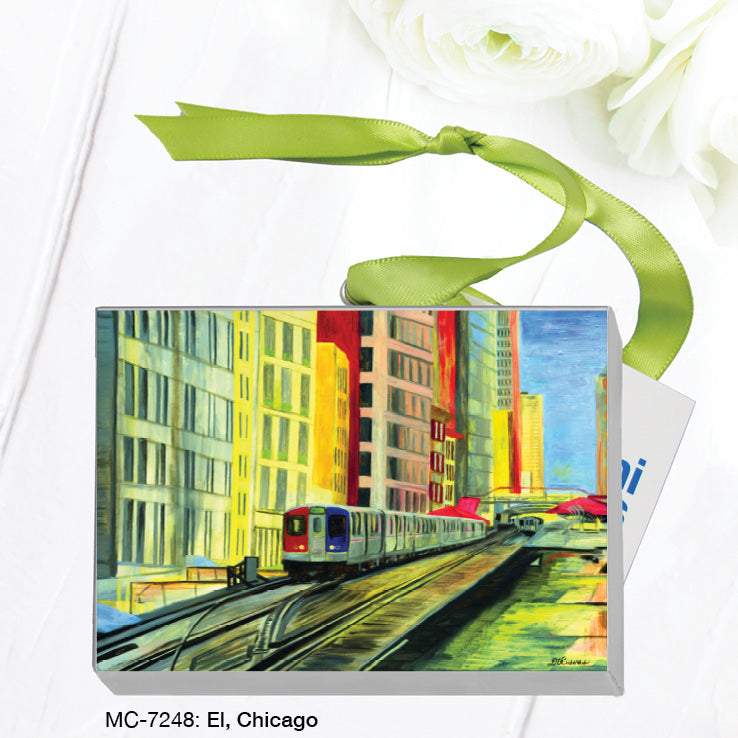 El, Chicago, Mini Canvas (MC-7248), Front, printedcanvas.com