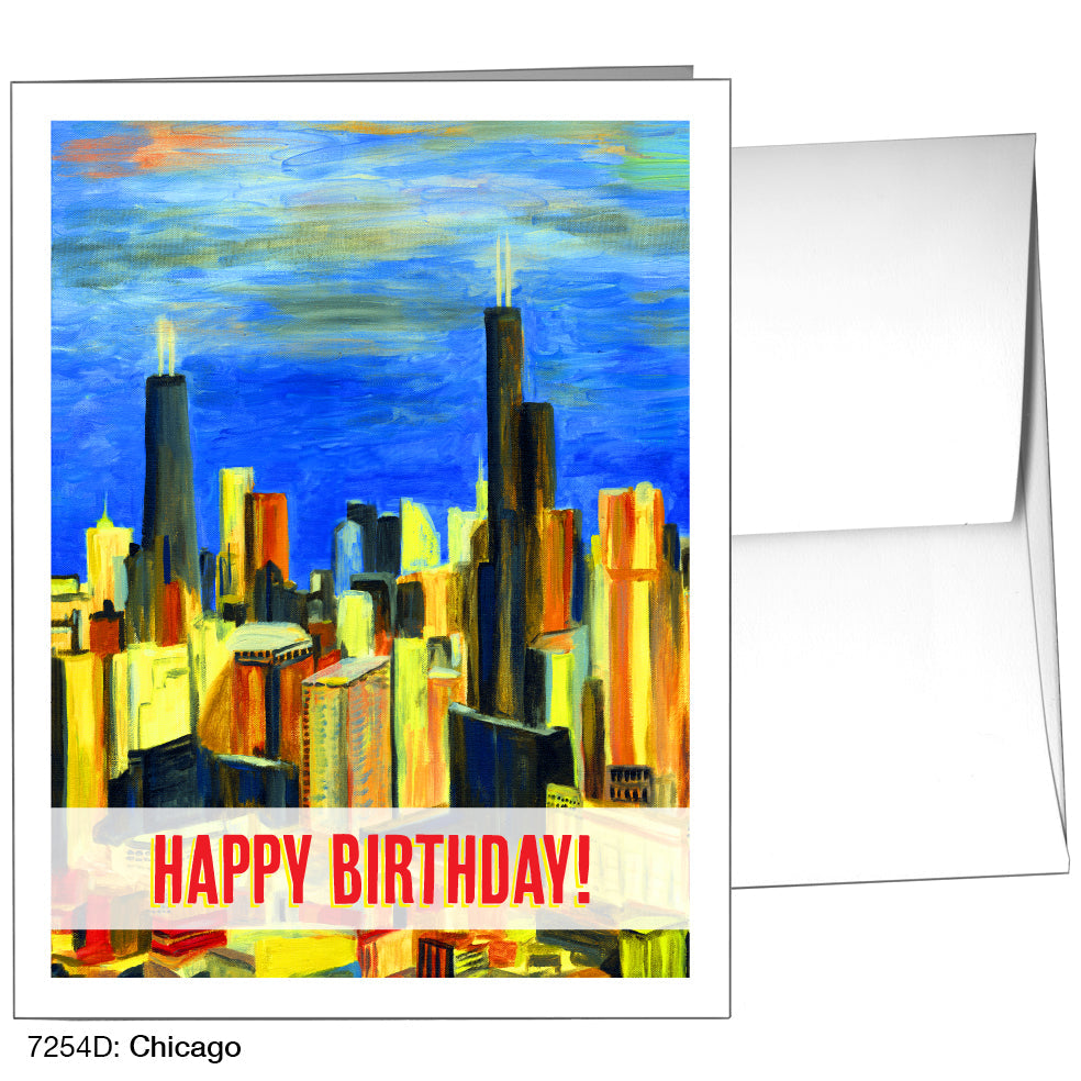 Chicago, Greeting Card (7254D), A2, printedcanvas.com