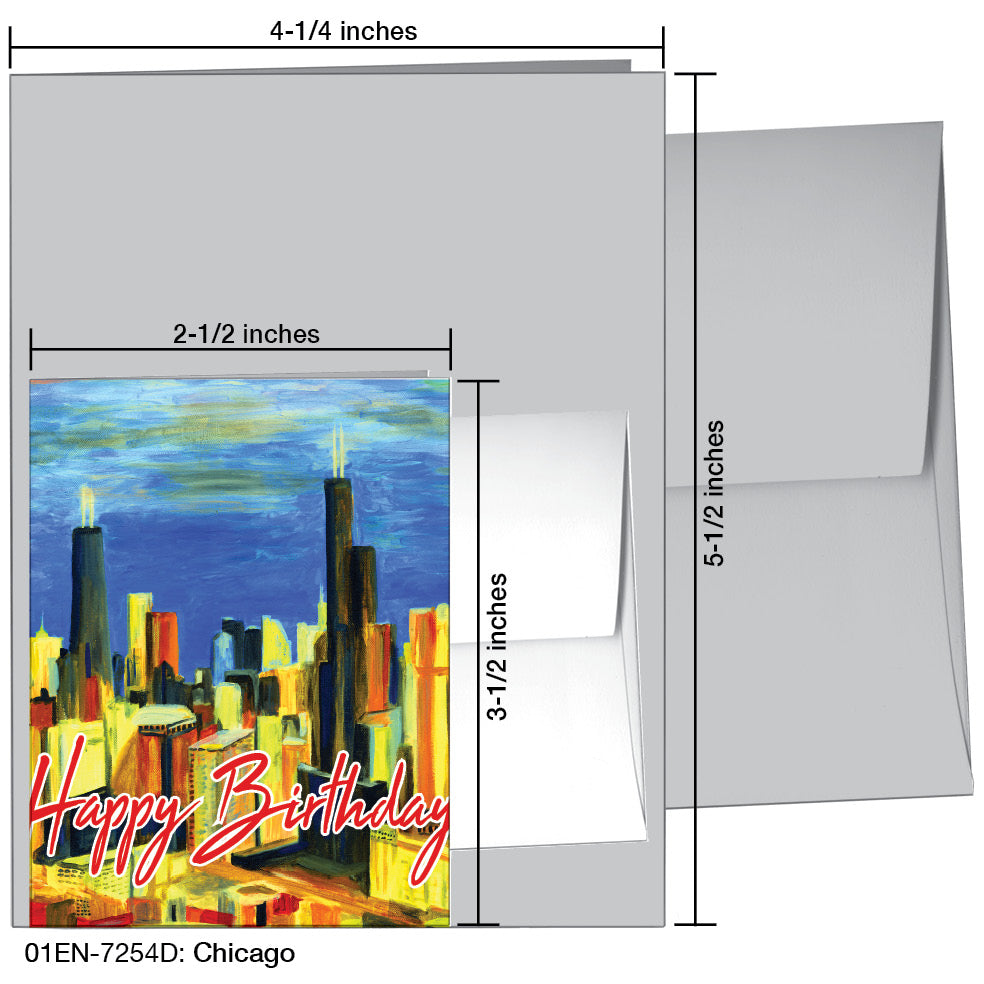 Chicago, Greeting Card (7254D)