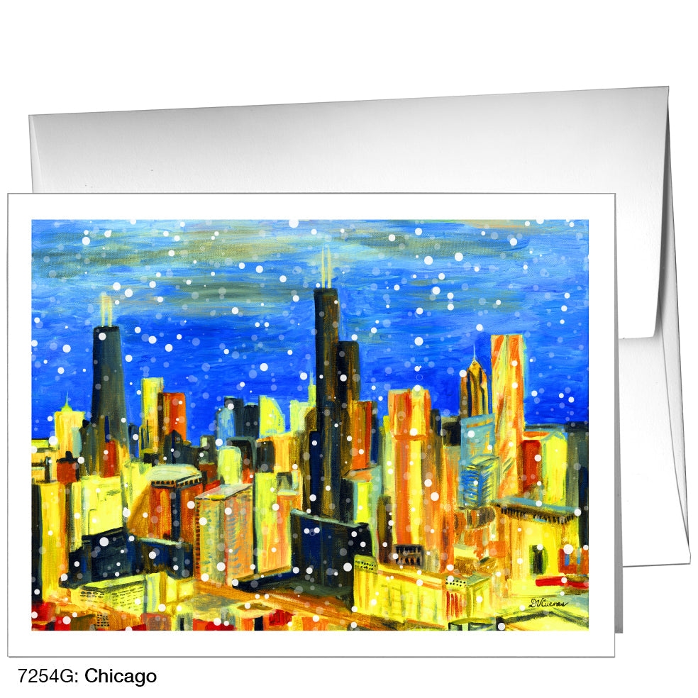 Chicago, Greeting Card (7254G), A2, printedcanvas.com