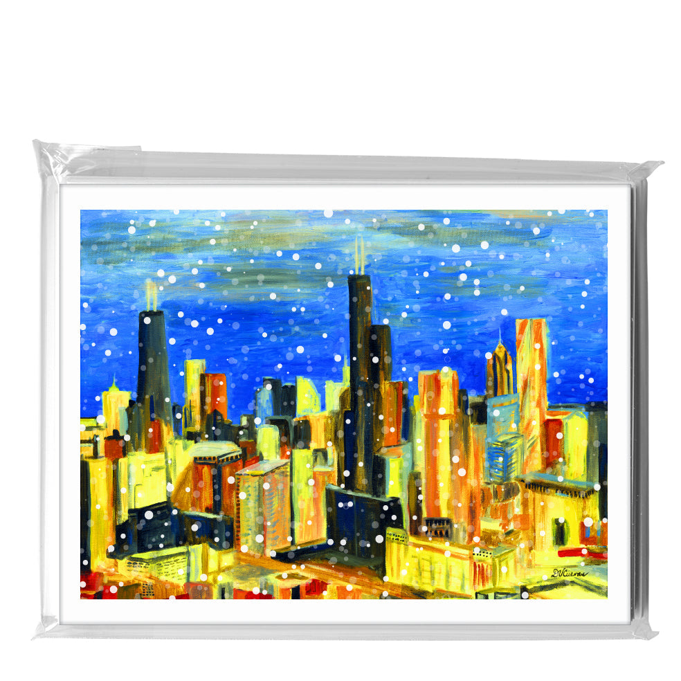 Chicago, Greeting Card (7254G), A2 8-Pack, printedcanvas.com