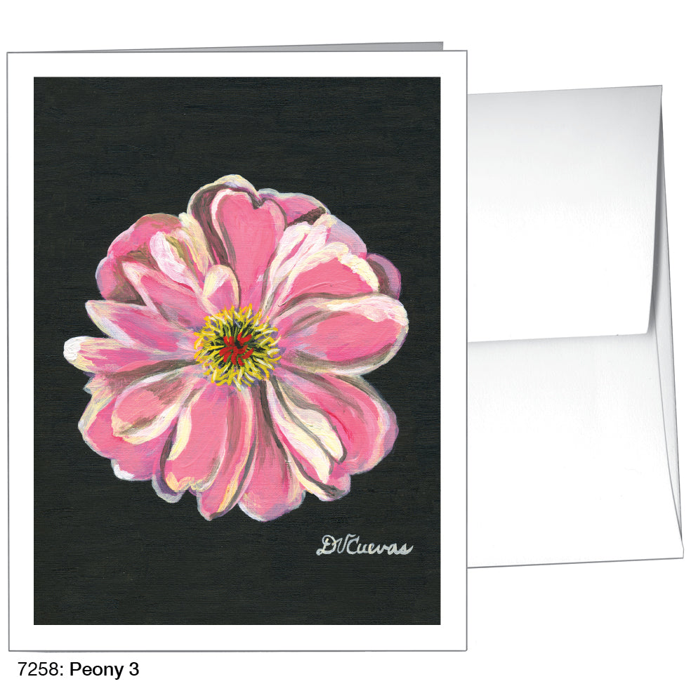 Peony 3, Greeting Card (7258), A2, printedcanvas.com