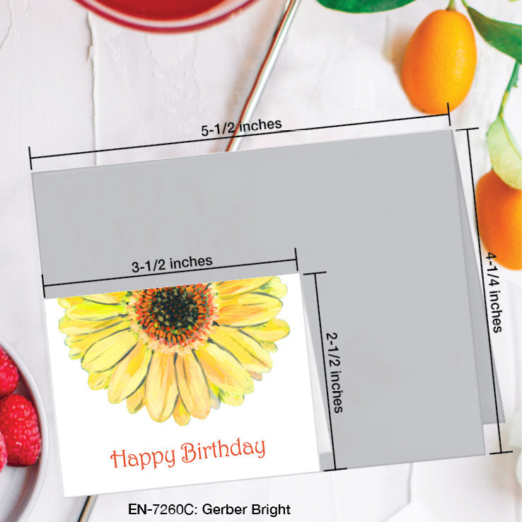 Gerber Bright, Greeting Card (7260C), Enclosure, www.printedcanvas.com