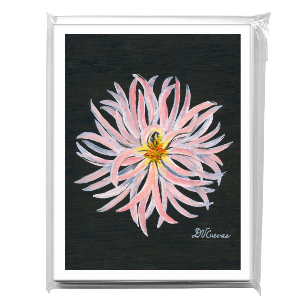 Cactus Flowered Dahlia, Greeting Card (7261), A2 8-Pack, printedcanvas.com
