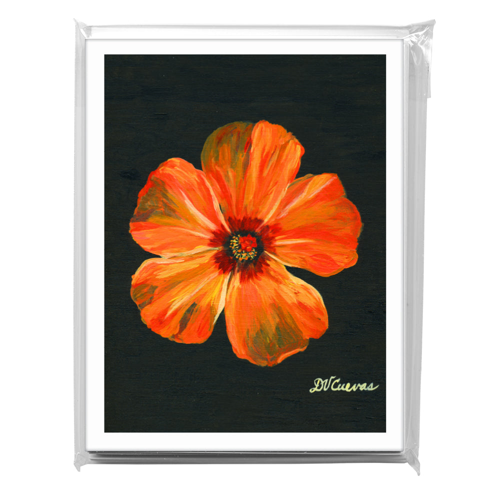 Chinese Hibiscus Bloomed, Greeting Card (7263), A2 8-Pack, printedcanvas.com
