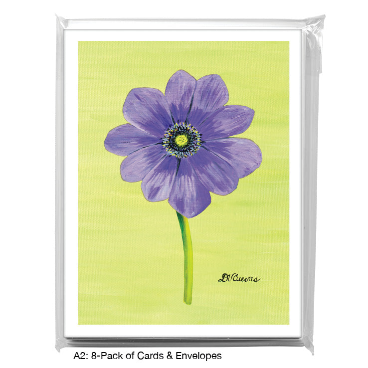 Anemone Light Purple, Greeting Card (7264X)