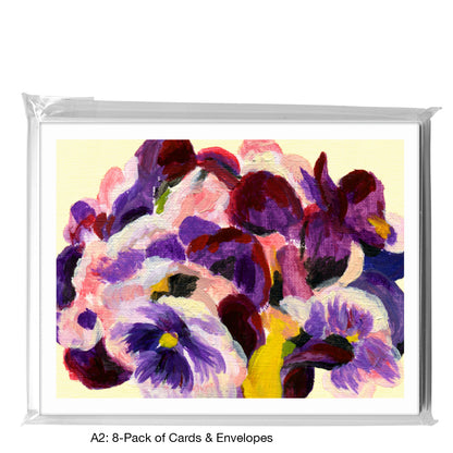 Bouquet Of Violets, Greeting Card (7272E)