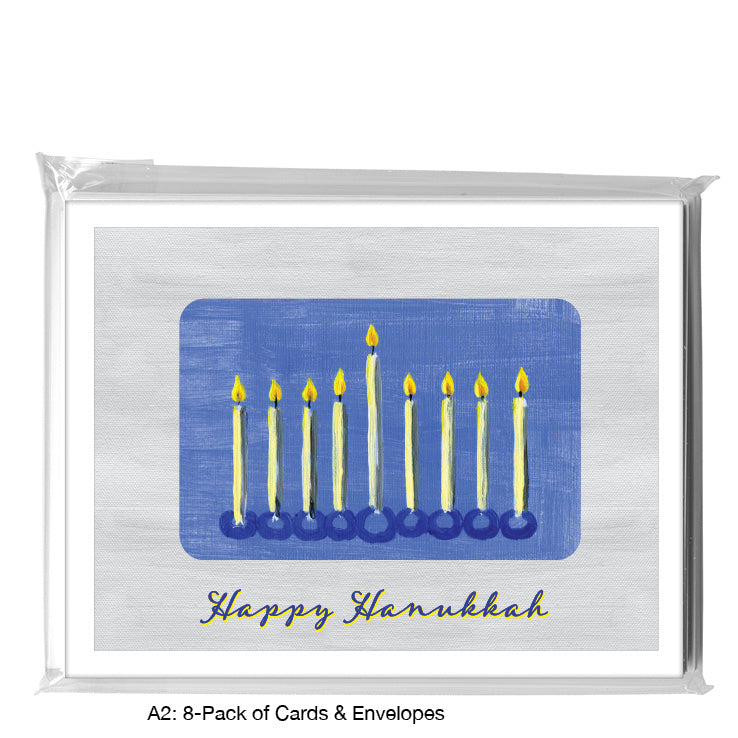 Hanukkah Night, Greeting Card (7285A)