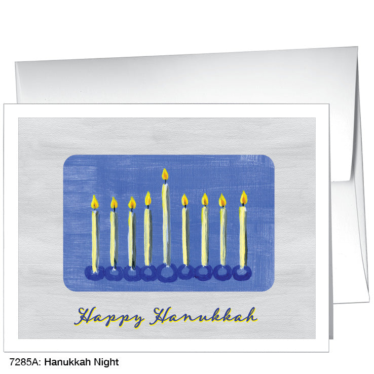 Hanukkah Night, Greeting Card (7285A)