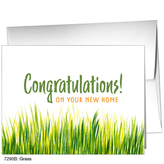 Grass, Greeting Card (7290B), Front, www.printedcanvas.com