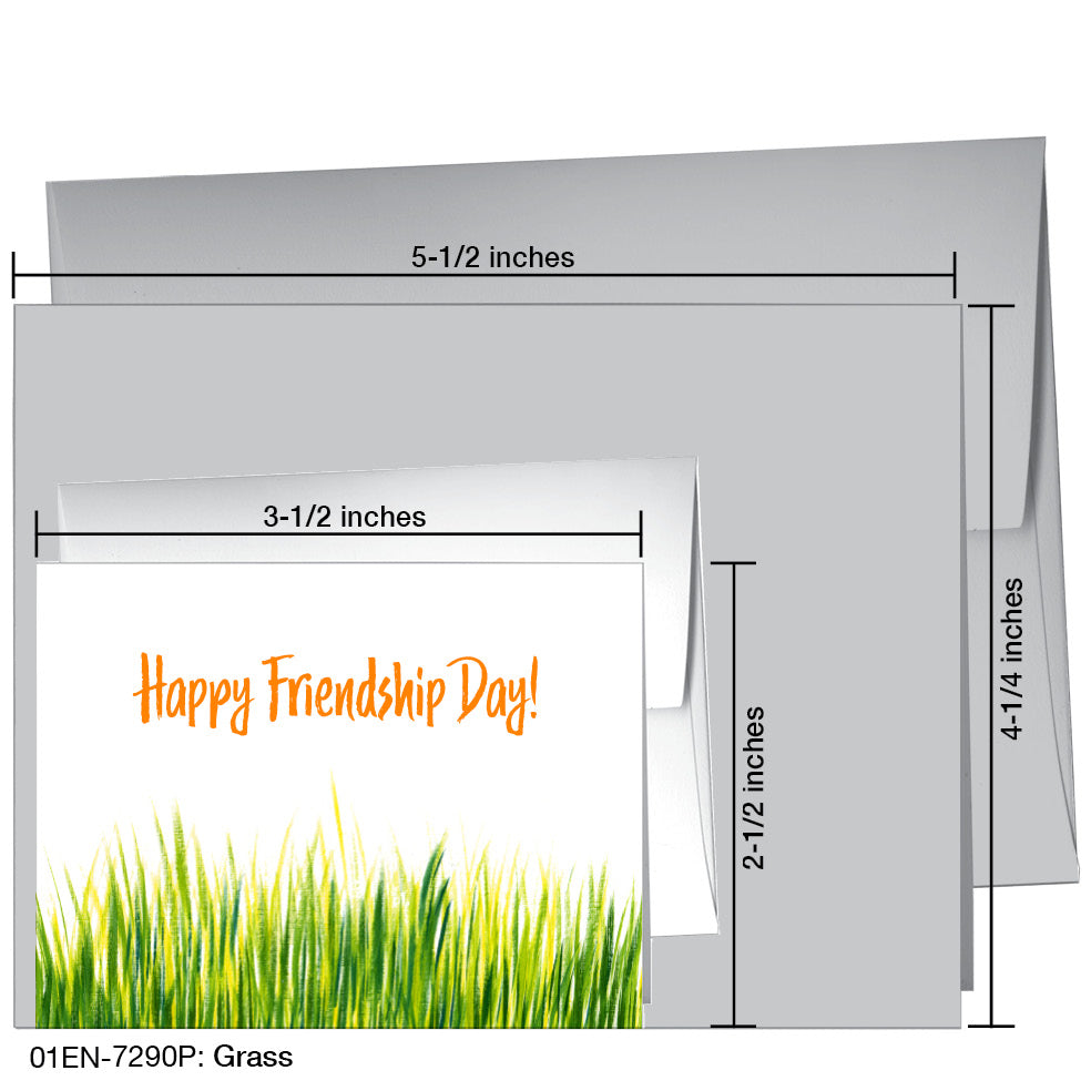 Grass, Greeting Card (7290P), Enclosure, printedcanvas.com
