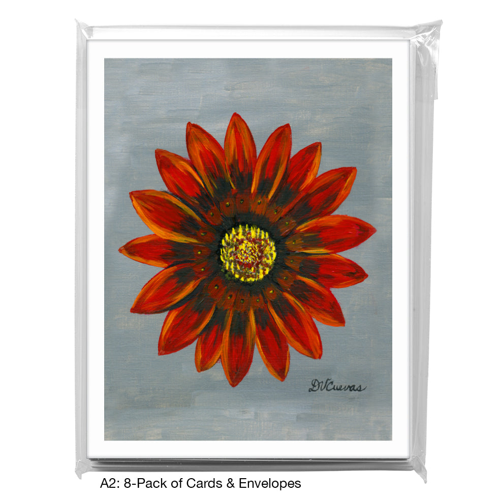 Gazania, Greeting Card (7297), A2 8-Pack, printedcanvas.com