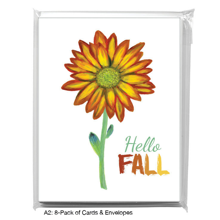 Florist's Chrysanthemum, Greeting Card (#7300N), 8-Pack, www.printedcanvas.com
