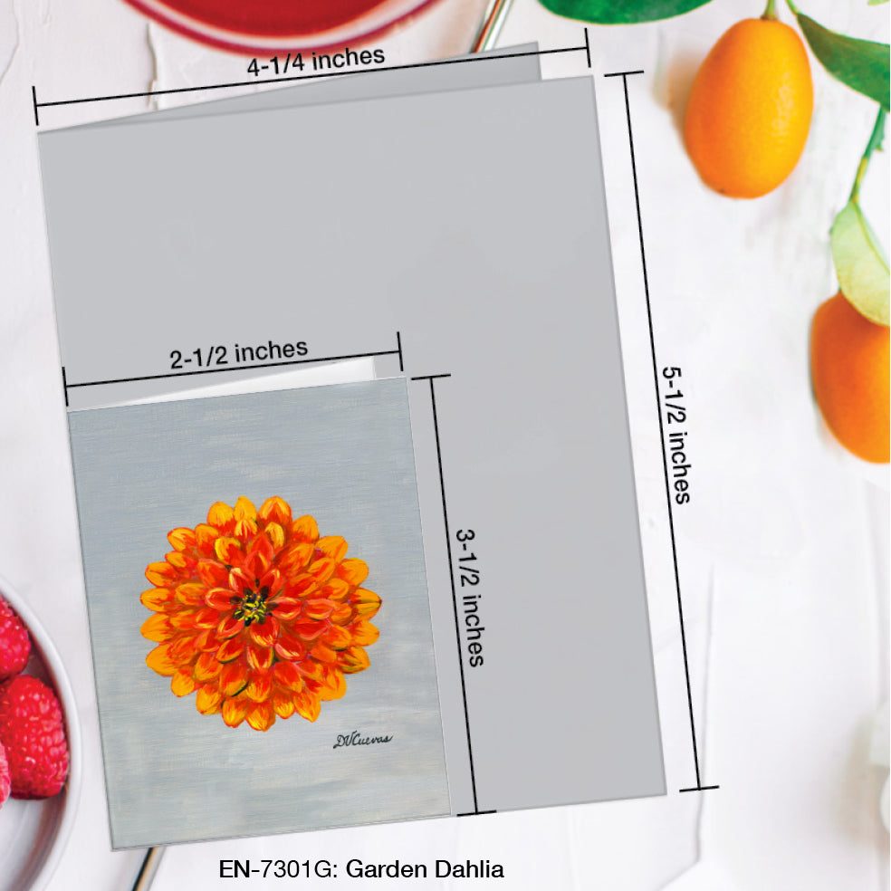 Garden Dahlia, Greeting Card (#7301G)