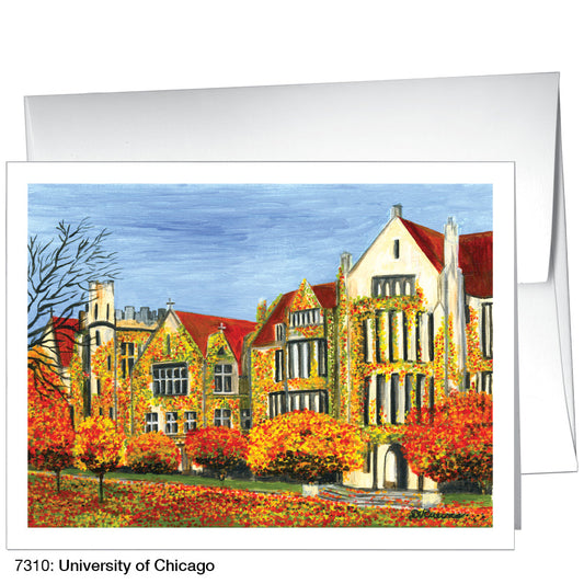 University of Chicago, Greeting Card (7310A), Front, www.printedcanvas.com