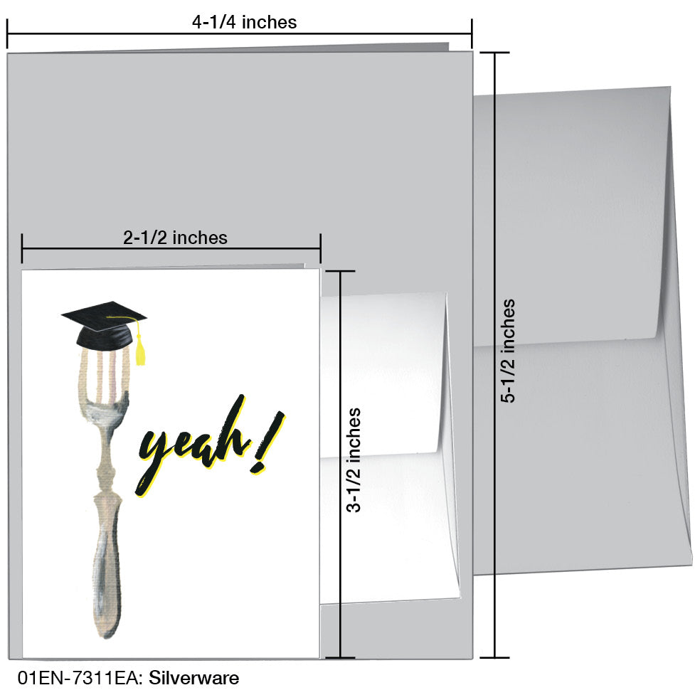 Silverware, Greeting Card (7311EA), Enclosure, www.printedcanvas.com