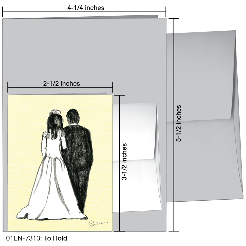 To Hold, Greeting Card (7313A), Enclosure, www.printedcanvas.com