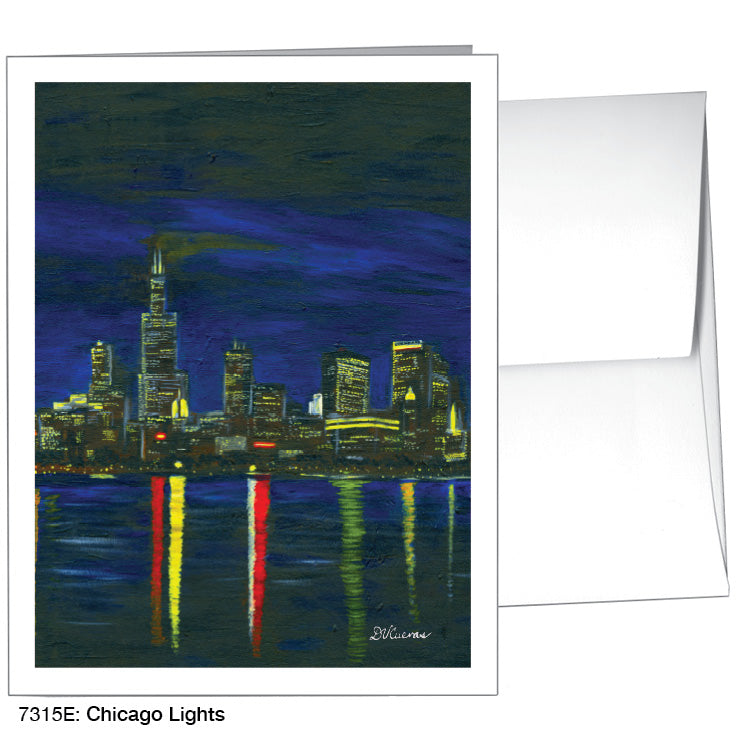 Chicago Lights, Greeting Card (7315E)