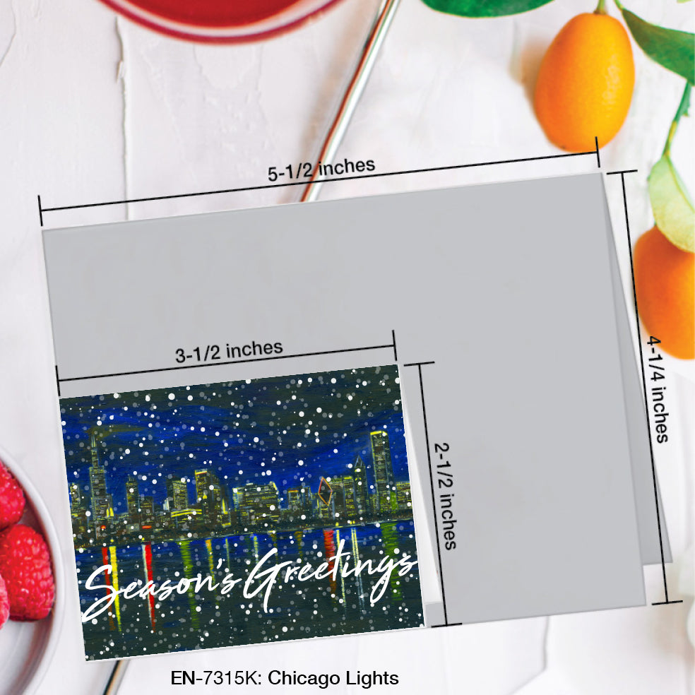 Chicago Lights, Greeting Card (#7315K)