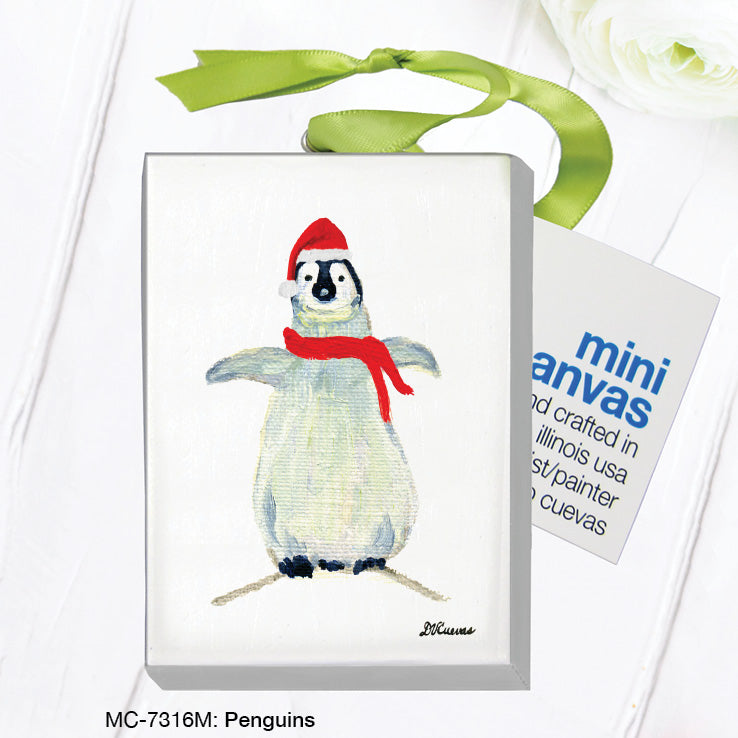 Penguins, Mini Canvas (MC-7316M), Front, printedcanvas.com