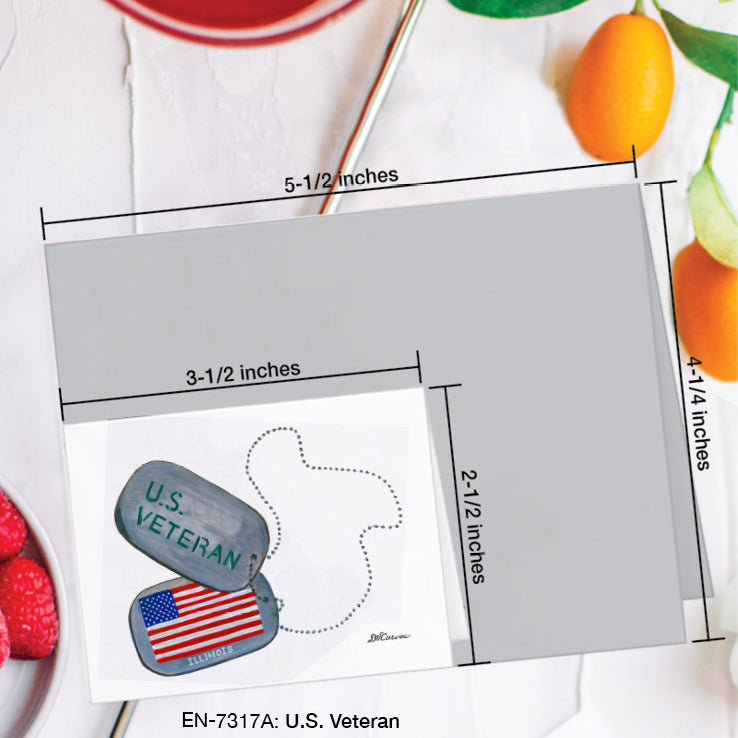 U.S. Veteran, Greeting Card (#7317A)