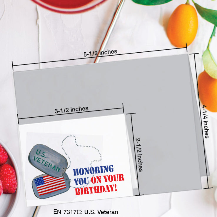 U.S. Veteran, Greeting Card (#7317C)