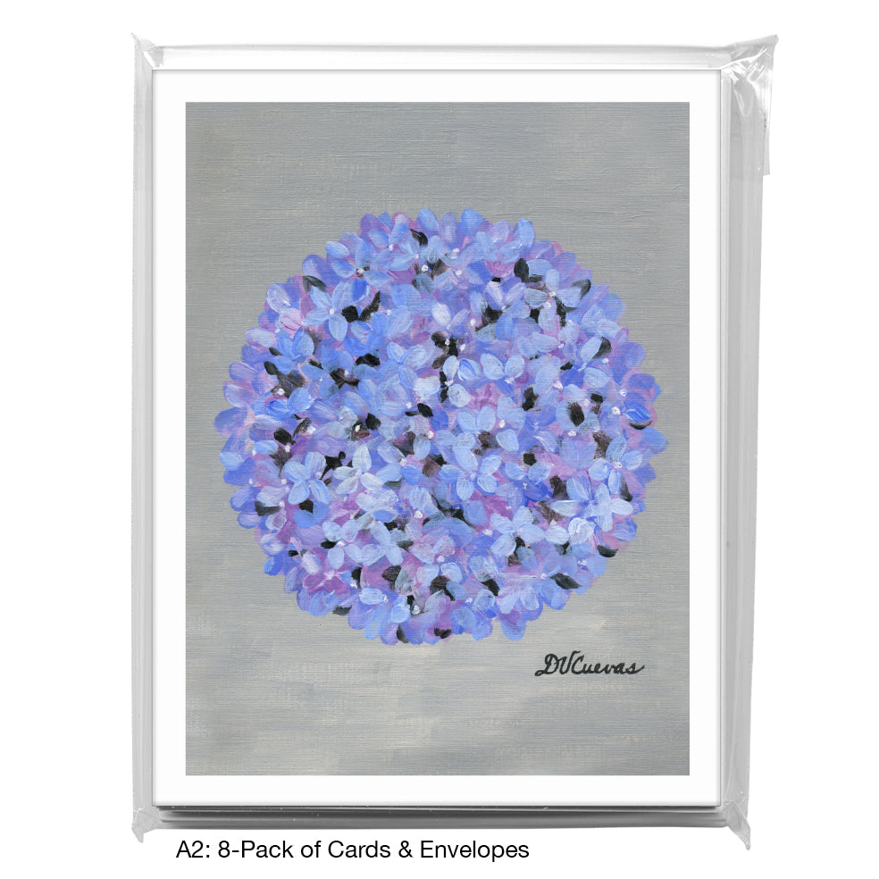Hydrangea Ball, Greeting Card (7329), A2 8-Pack, printedcanvas.com