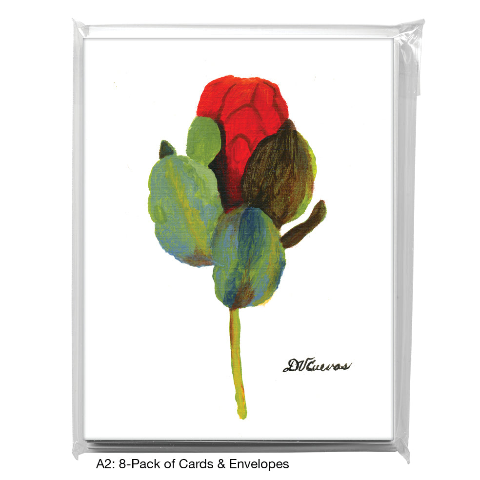 Protea Nerifolia, Greeting Card (7338), A2 8-Pack, printedcanvas.com