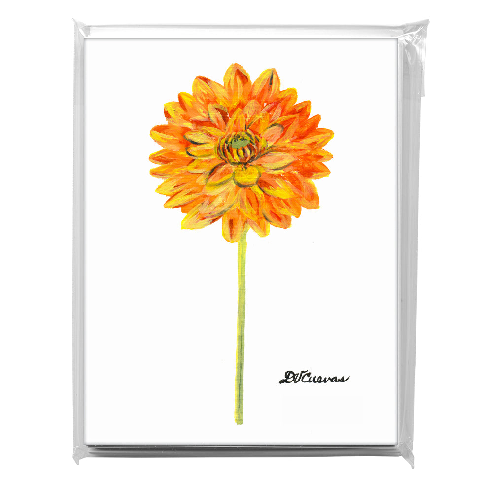 Dahlia, Greeting Card (7341), A2 8-Pack, printedcanvas.com