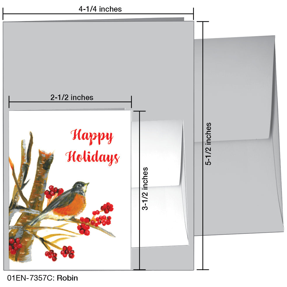 Robin, Greeting Card (7357C)