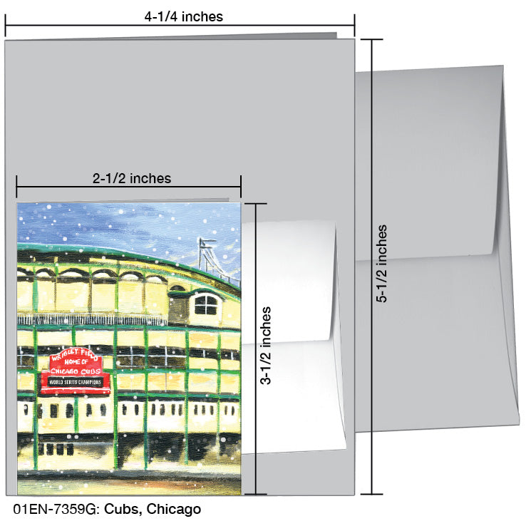 Cubs, Chicago, Greeting Card (7359G)