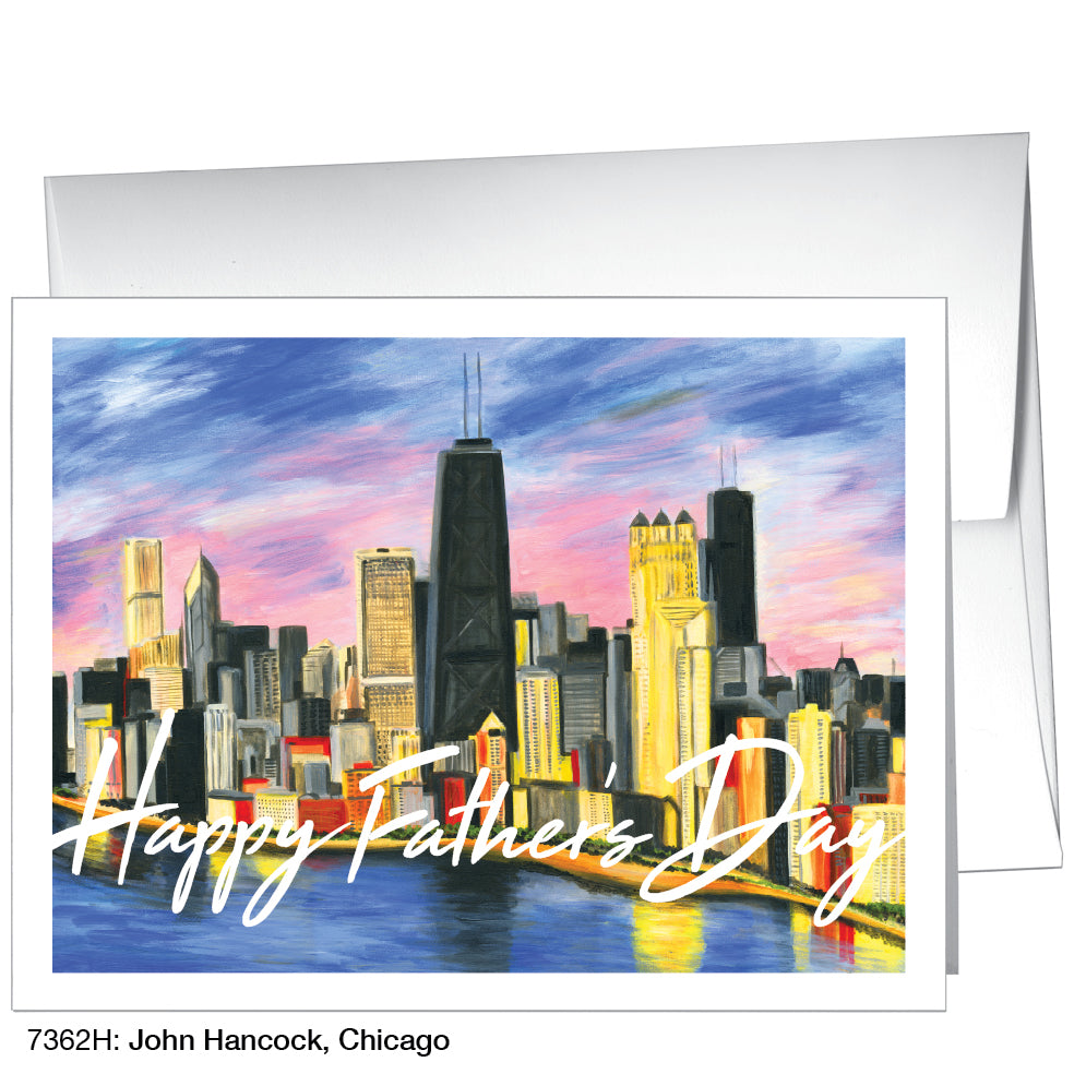 John Hancock, Chicago, Greeting Card (7362H), A2, printedcanvas.com