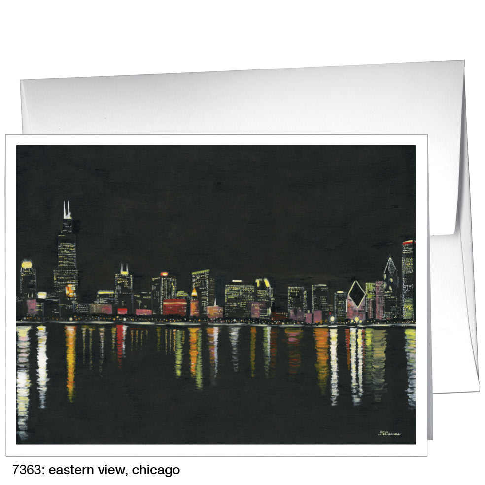 Eastern View, Chicago, Greeting Card (7363A), A2 Card Front, www.printedcanvas.com