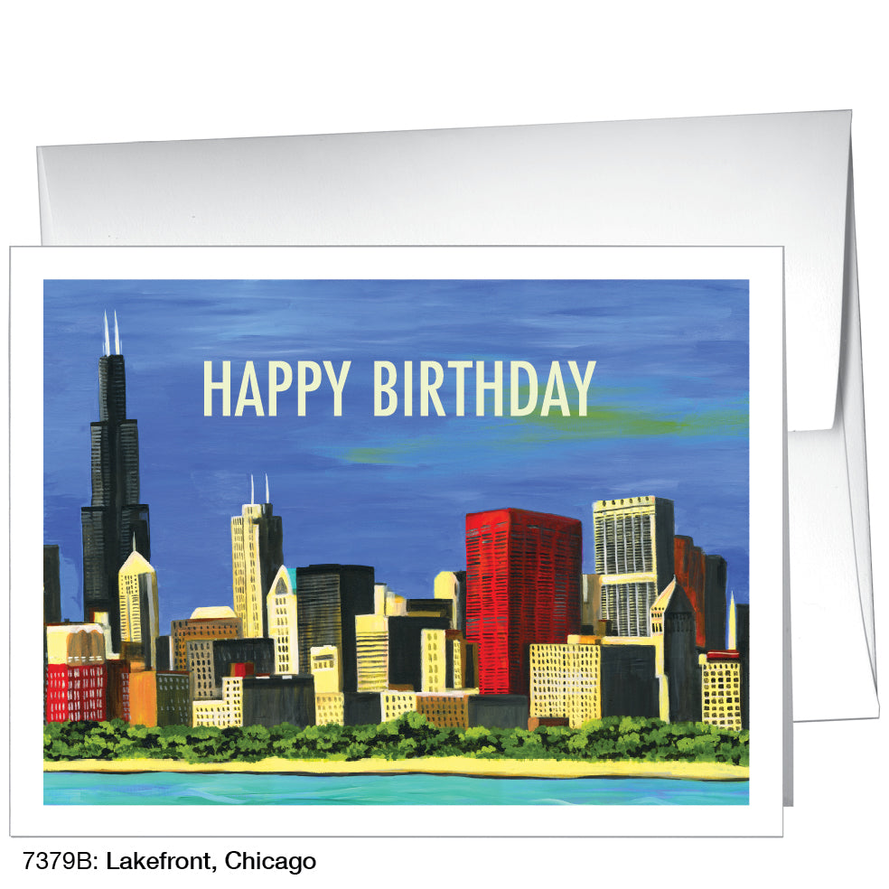 Lakefront, Chicago, Greeting Card (7379B), A2, printedcanvas.com