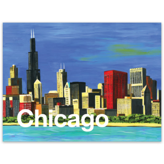 Lakefront, Chicago, Sticker (7379-C)