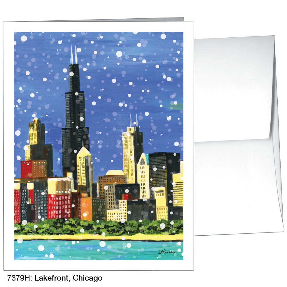Lakefront, Chicago, Greeting Card (7379H), A2, printedcanvas.com