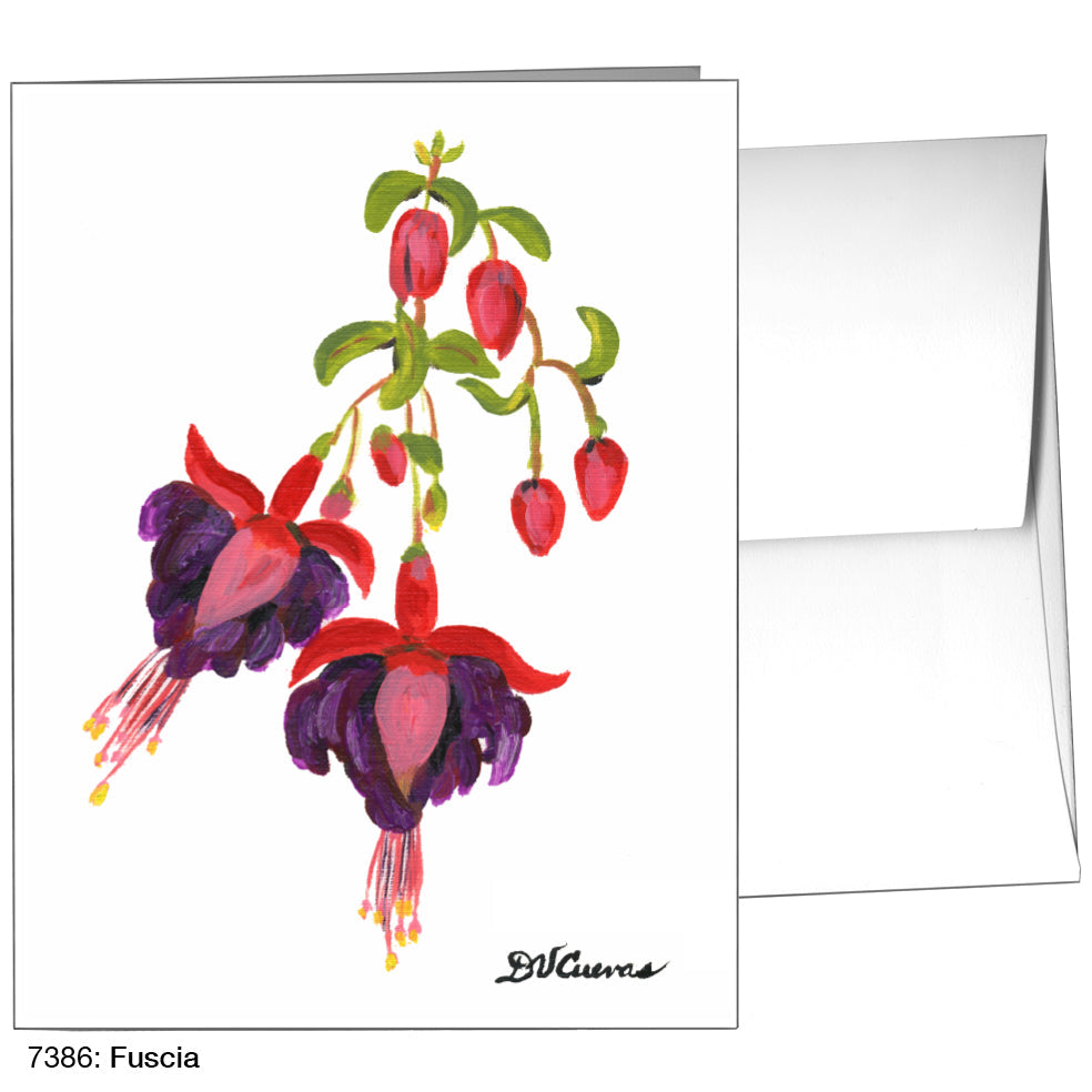 Fuscia, Greeting Card (7386), A2, printedcanvas.com