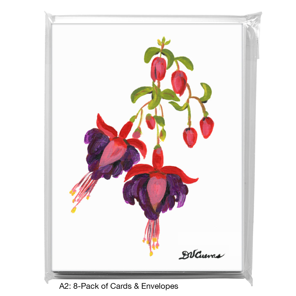 Fuscia, Greeting Card (7386), A2 8-Pack, printedcanvas.com