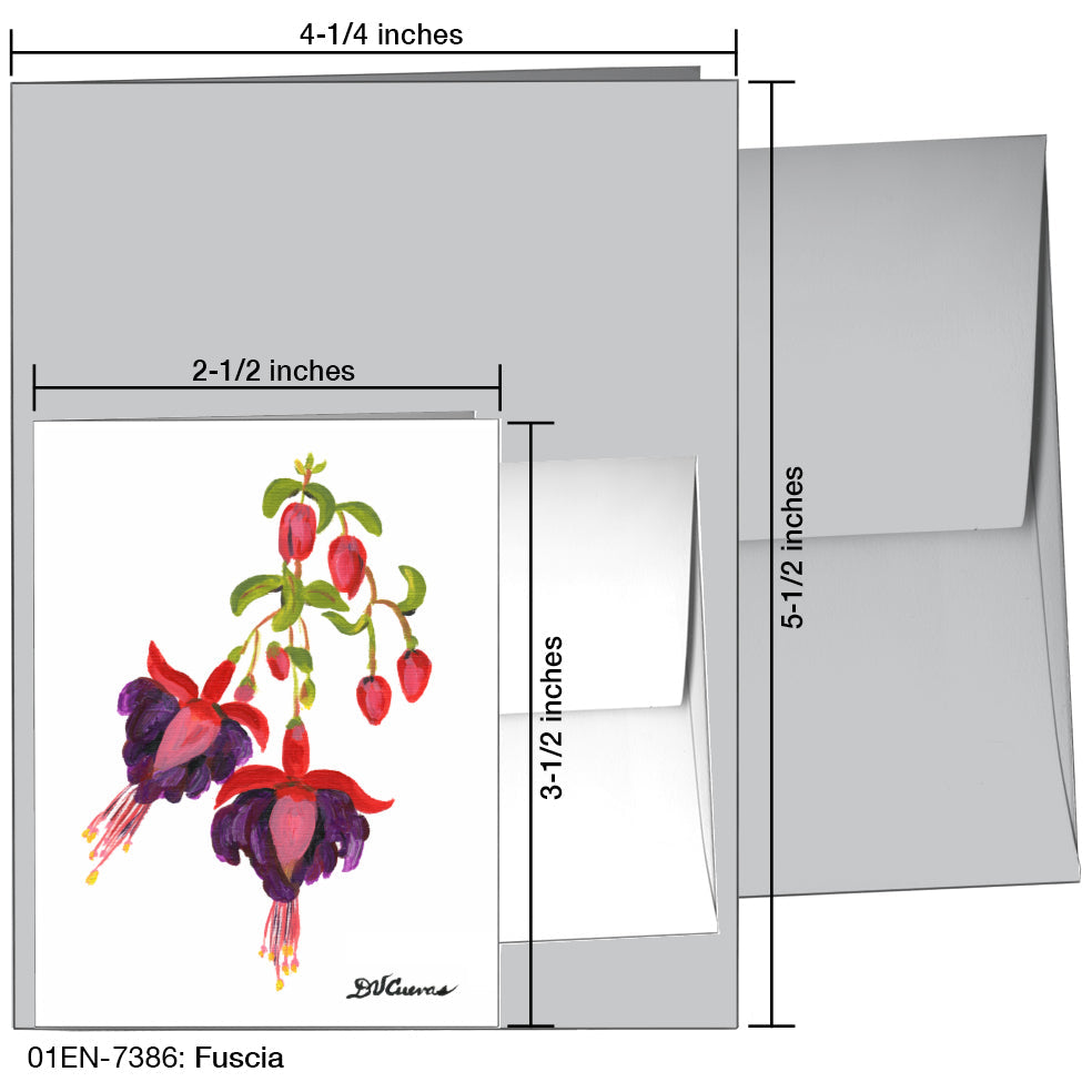 Fuscia, Greeting Card (7386), Enclosure, printedcanvas.com