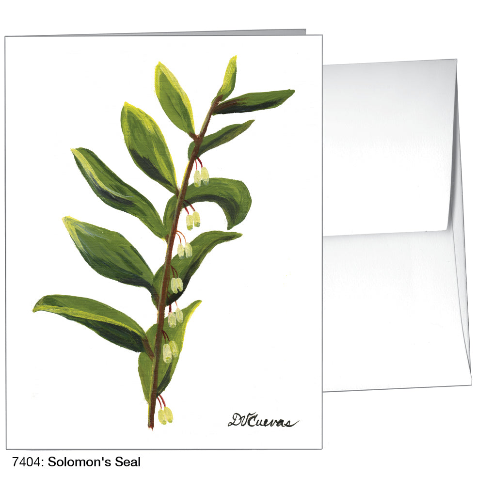 Solomon's Seal, Greeting Card (7404), A2, printedcanvas.com