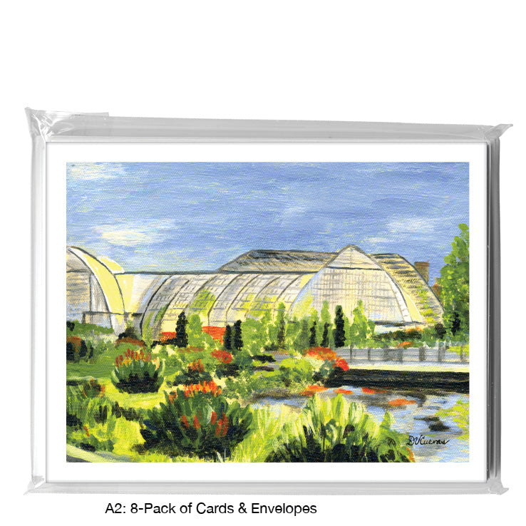 Garfield Park Conservatory, Chicago, Greeting Card (7412B)
