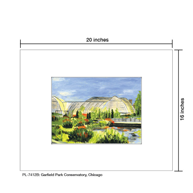 Garfield Park Conservatory, Chicago, Print (#7412B)