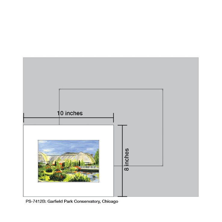 Garfield Park Conservatory, Chicago, Print (#7412B)