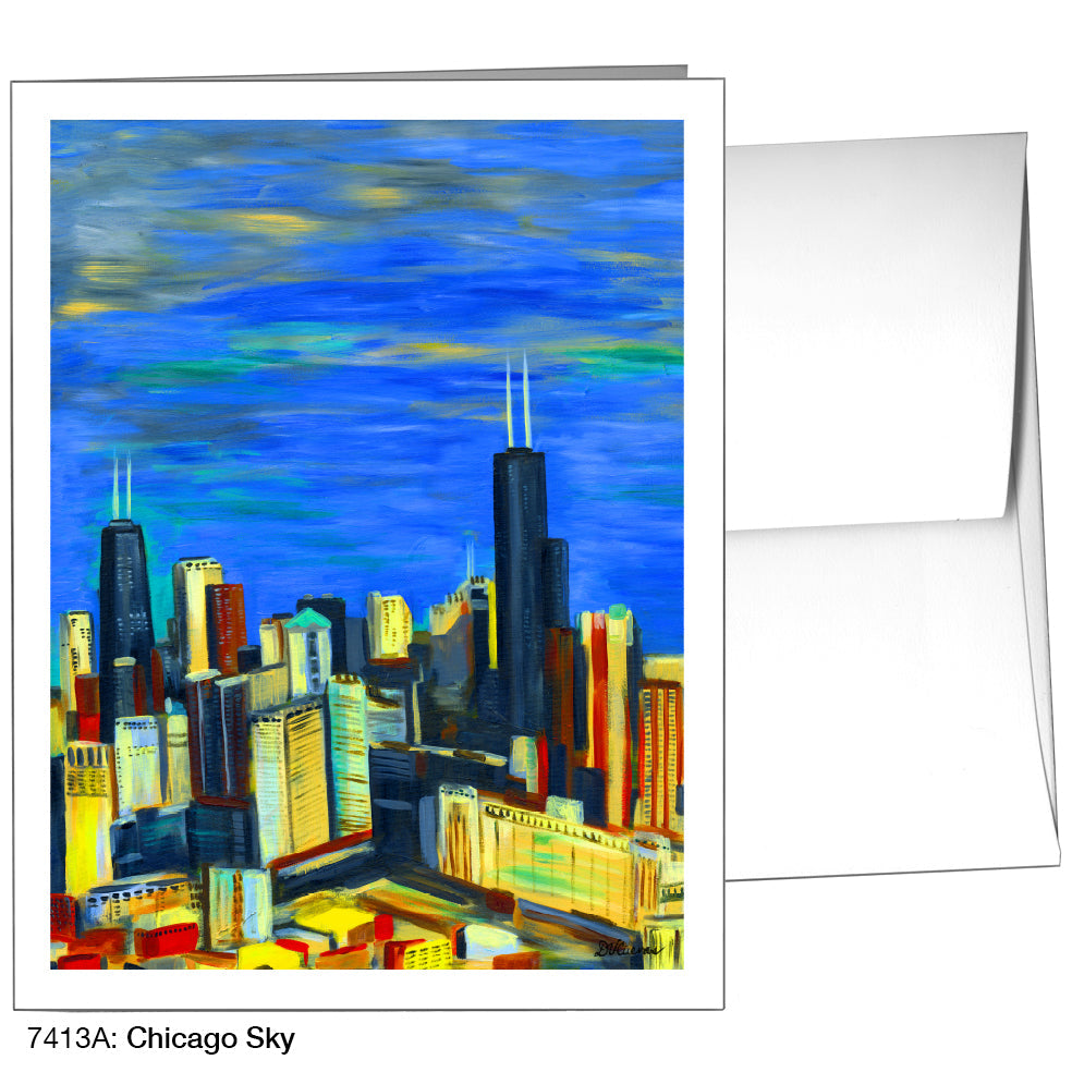 Chicago Sky, Greeting Card (7413A), A2, printedcanvas.com