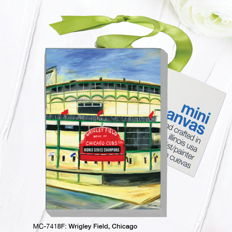 Wrigley Field, Chicago, Mini Canvas (MC-7418F), Front, printedcanvas.com
