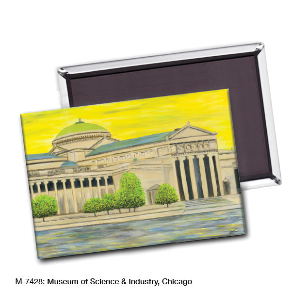 Museum of Science & Industry, Chicago, Magnet (M-7428A), blank, printedcanvas.com
